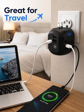 Westinghouse USB Universal Travel Adapter-New In Box